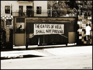 The gates of Hell. Skid Row